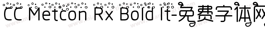 CC Metcon Rx Bold It字体转换